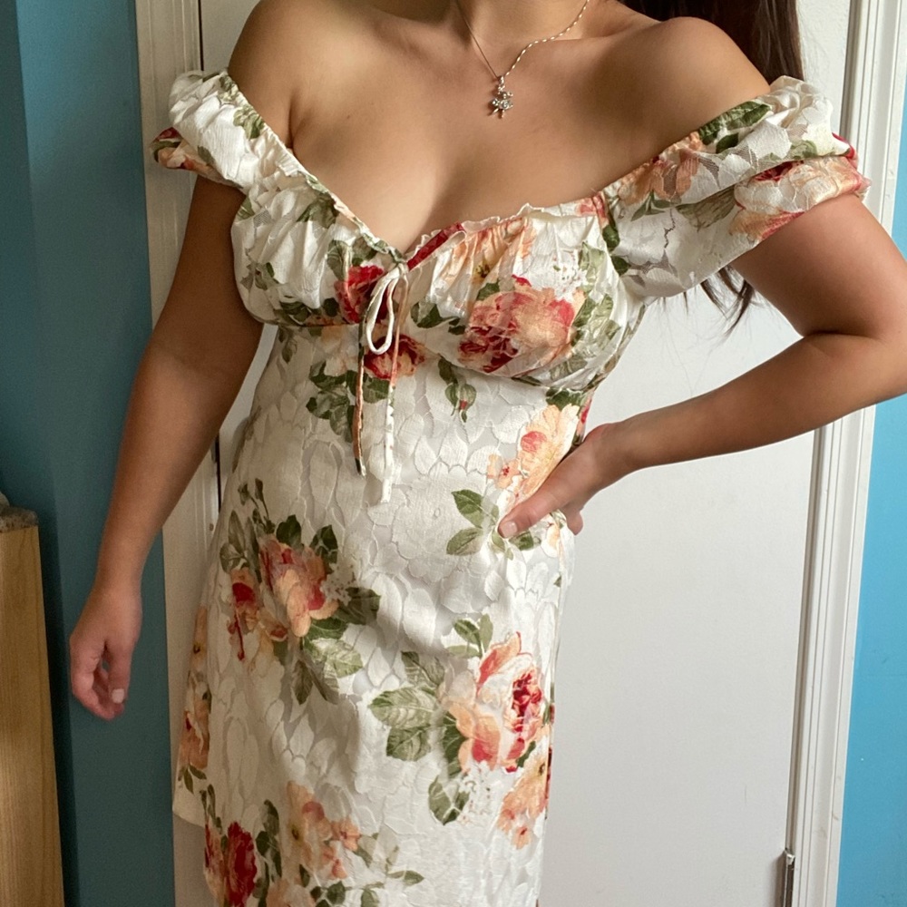 Floral A-Line Garden Dress